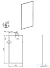 AREZZO design keretes tükör 50x100 cm, króm AR-168426