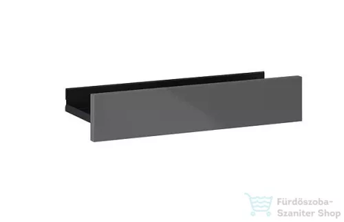 AREZZO design univerzális polc bármely modellhez 40 cm, magasfényű antracit színben AR-168450