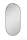 AREZZO design SHARON ovális LED tükör 52/92, fekete AR-168462