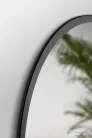 AREZZO design SHARON ovális LED tükör 52/92, fekete AR-168462