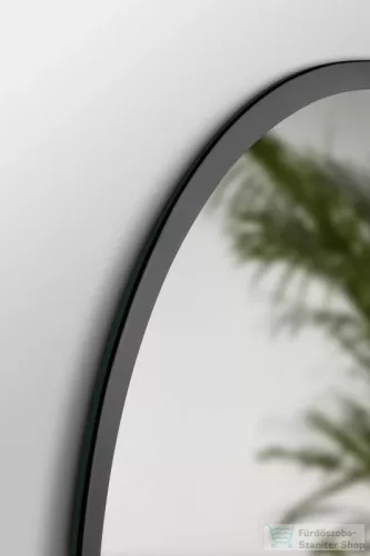 AREZZO design SHARON ovális LED tükör 52/92, fekete AR-168462