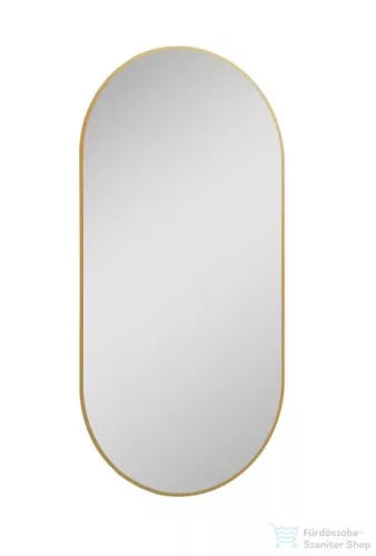 AREZZO design SHARON ovális LED tükör 52/92, arany AR-168463