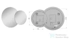 AREZZO design LED tükör TWIN 80/60 AR-168511