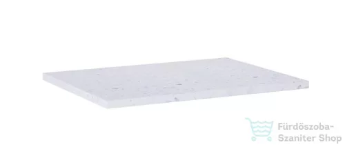 AREZZO design TERRAZZO márvány mosdópult 60/46/2 fehér matt AR-168538