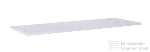 AREZZO design TERRAZZO márvány mosdópult 140/46/2 , matt fehér AR-168542