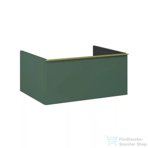 AREZZO design Monterey 60cm-es alsószekrény 1 fiókkal, szifonkivágás nélkül, matt zöld AR-168563