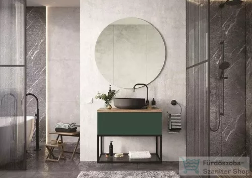 AREZZO design Monterey 60cm-es alsószekrény 1 fiókkal, szifonkivágás nélkül, matt zöld AR-168563