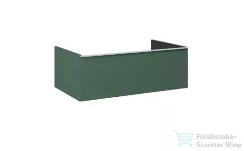 AREZZO design MONTEREY 80 cm-es alsószekrény 1 fiókkal Matt Zöld színben, szifonkivágás nélkül AR-168565
