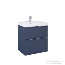   AREZZO design MONTEREY 60 cm-es alsószekrény 2 fiókkal matt kék színben, szifonkivágással AR-168573