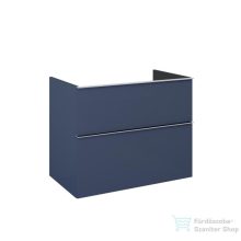   AREZZO design MONTEREY 80 cm-es alsószekrény 2 fiókkal matt kék színben, szifonkivágás nélkül AR-168580