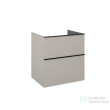   AREZZO design MONTEREY 60 cm-es alsószekrény 2 fiókkal matt beige színben, szifonkivágás nélkül AR-168591