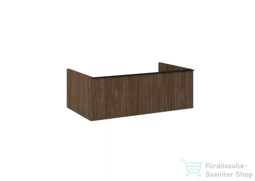 AREZZO design MONTEREY 80 cm-es alsószekrény 1 fiókkal Lincoln dió színben, szifonkivágás nélkül AR-168690