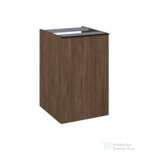   AREZZO design MONTEREY 40 cm-es oldalszekrény szennyeskosárral Lincoln dió színben AR-168692
