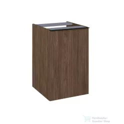   AREZZO design MONTEREY 40 cm-es oldalszekrény szennyeskosárral Lincoln dió színben AR-168692