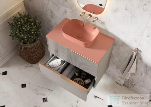 AREZZO design márványpult 100/46/1,5 matt terra pink AR-168820