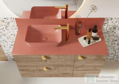 AREZZO design márványpult 120/46/1,5 matt terra pink AR-168823