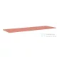 AREZZO design márványpult 160/46/1,5  matt terra pink AR-168829