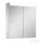 AREZZO design Tükrös szekrény 60 cm,1 ajtó + TECHNOBOX+ LED PANEL, AR-168924