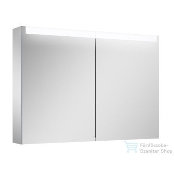   AREZZO design Tükrös szekrény 100 cm, 2 ajtó + TECHNOBOX+ LED PANEL, AR-168926