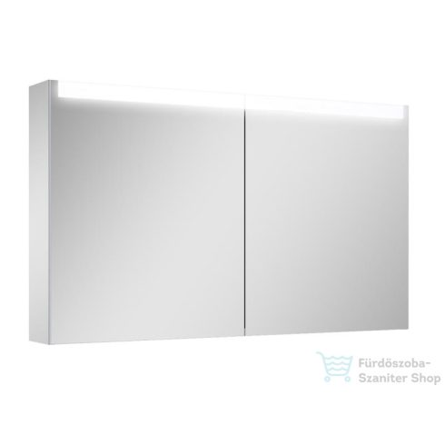 AREZZO design Tükrös szekrény 120 cm, 2 ajtó + TECHNOBOX+ LED PANEL, AR-168927