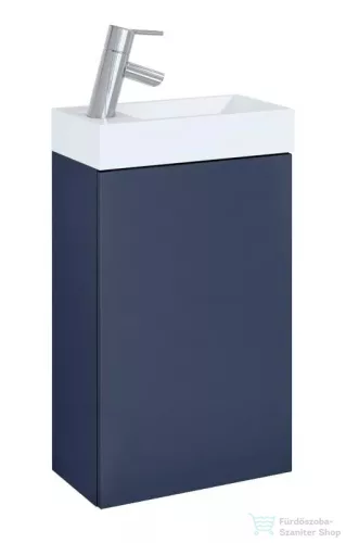 Arezzo design MINI 40 1 ajtós (alsószekrény + mosdó), matt kék AR-168994