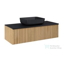   AREZZO design MONTEREY 120 cm-es alsószekrény 2 fiókkal természetes fa színben AR-169433