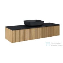   AREZZO design MONTEREY 160 cm-es alsószekrény 2 fiókkal természetes fa színben AR-169434