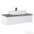 AREZZO design MONTEREY 120 cm-es alsószekrény 2 fiókkal matt fehér színben AR-169443