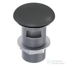   AREZZO design Click Clack lefolyó túlfolyóval, matt antracit AR-169454