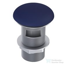   AREZZO design Click Clack lefolyó túlfolyóval, matt kék AR-169459