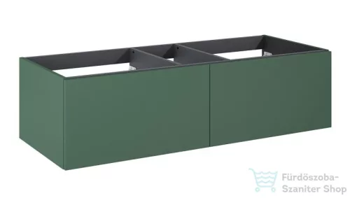 AREZZO design MONTEREY 120 cm-es alsószekrény 2 fiókkal matt zöld színben AR-169468