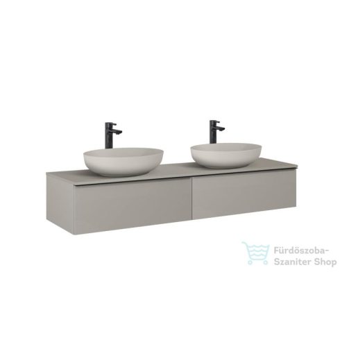 AREZZO design MONTEREY 160 cm-es alsószekrény 2 fiókkal matt bézs színben AR-169476