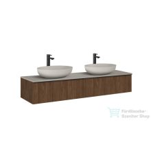   AREZZO design MONTEREY 160 cm-es alsószekrény 2 fiókkal Lincoln dió színben AR-169478