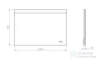 AREZZO design EVA 100/70 cm LED tükör AR-169507