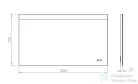 AREZZO design EVA 120/70 cm LED tükör AR-169508