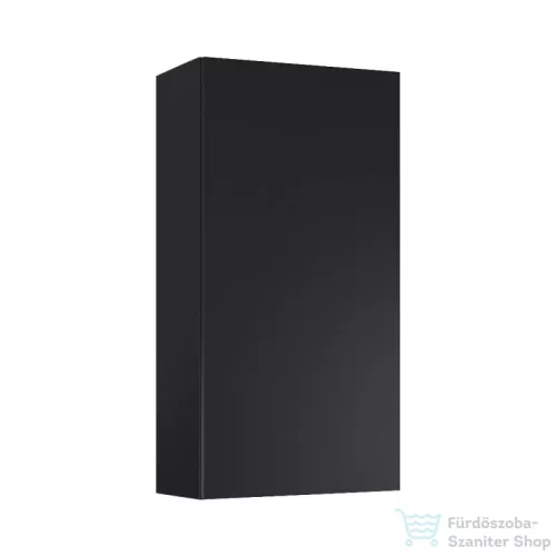 AREZZO design 40 cm-es univerzális felső szekrény (21,6 cm mély) 1 ajtós, matt fekete színben AR-169668