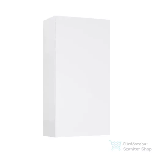 AREZZO design 40 cm-es univerzális felső szekrény (21,6 cm mély) 1 ajtós, magasfényű fehér színben AR-169675