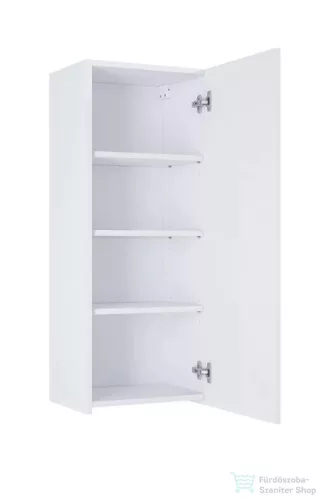 AREZZO design 40 cm-es univerzális felső szekrény (31,6 cm mély) 1 ajtós, matt fehér színben AR-169688