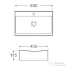 AREZZO design Dallas 62x40,5 mosdótál AR-172