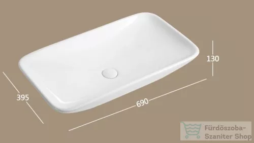 AREZZO design Washington 69x39,5 mosdótál AR-182