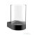 AREZZO design NORO üveg tartó pohár, fekete AR-2013300