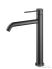 AREZZO design NOVA magasított mosdócsaptelep, leeresztő nélkül, szálcsiszolt gun metal AR-2102GM