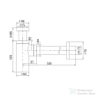AREZZO design ROUND mosdószifon, króm AR-220