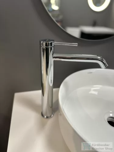 AREZZO design SLIMFIELD magasított mosdó csaptelep, leeresztő nélkül, króm AR-24602