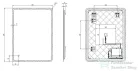 AREZZO design LED tükör 60x80 cm AR-3016