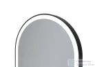 AREZZO design LED ovális okos tükör, fekete AR-3056BL