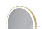 AREZZO design LED ovális okos tükör, szálcsiszolt arany AR-3056