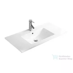   AREZZO design Medford 80x46 beépíthető mosdó, fehér AR-3080C