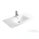 AREZZO design Medford 80x46 beépíthető mosdó, fehér AR-3080C