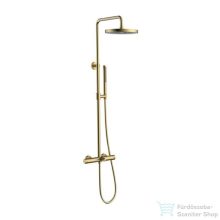   AREZZO design ELEGANT 3 funkciós termosztátos zuhanyrendszer, szálcsiszolt arany AR-3095BG